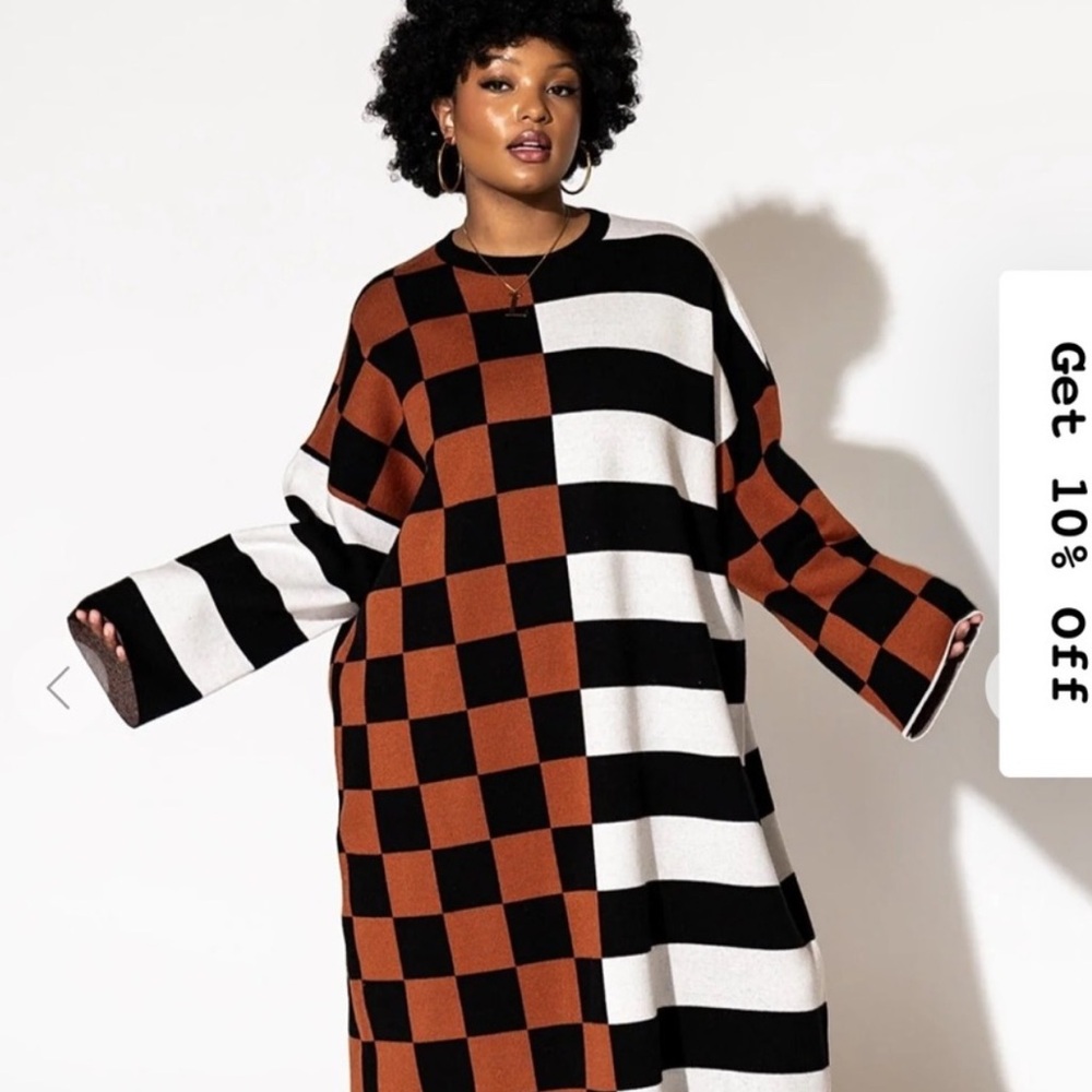 NWT Dressed in LALA knit dress S/M